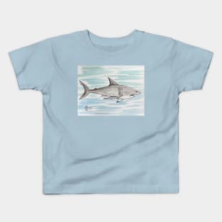 Fierce shark Kids T-Shirt